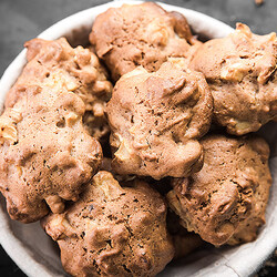 Печенье с яблоками и орехами пошаговый рецепт с фото