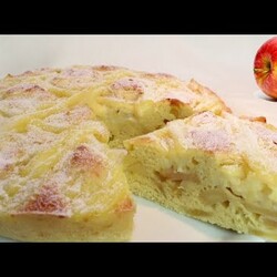 CON CREMA E RIPIENA DI MELE, La mia torta preferita!   #317