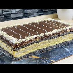 Wyjątkowe ciasto makowe z najlepszym kremem na świecie!