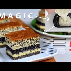 Čarobni kolač recept iz jedne smjese 5 slojeva