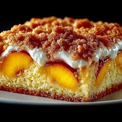 Peach pie in 10 minutes! Melts in your mouth