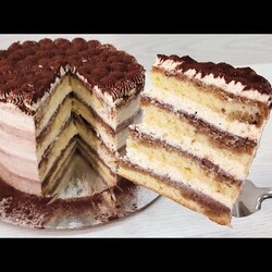 НАСТОЯЩИЙ торт ТИРАМИСУ! С кремом на яйцах, но НЕ СЫРЫХ! Очень вкусно и быстро!