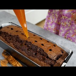 шоколадный кекс с вареньем