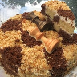 Шахматный торт