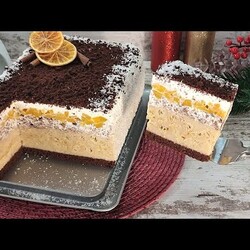 Быстрый очень вкусный зимний торт НАПОЛЕОН в ШОКОЛАДЕ! Тает во рту! Без желатина!