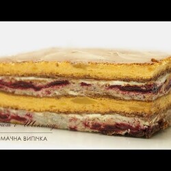 ПЛЯЦОК "АПЕЛЬСИН і ВИШНЯ" смачний новий рецепт ● вишневий + апельсиновий бісквіт та шоколадний крем