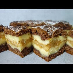 Ciasto Jabłkowa Pokusa – wygląda i smakuje rewelacyjnie! Pyszne domowe ciasto z jabłkami i budyniem