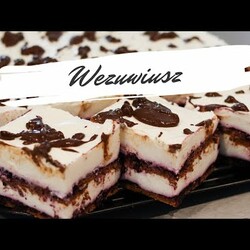 Wezuwiusz - Szybkie ciasto bez pieczenia | Sernik na zimno