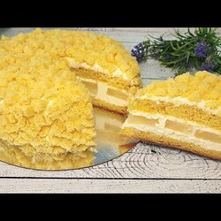 Знаменитый вкуснейший торт МИМОЗА! Очень нежный, быстрый и бюджетный торт! Без сливок и желатина!