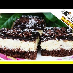 CIASTO KOKOSOWA ROZKOSZ - PRZEPIS KROK PO KROKU - BOMBOWA KUCHNIA