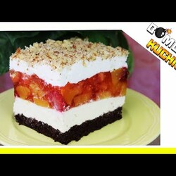 CIASTO EGZOTYCZNE WSPOMNIENIE - PRZEPIS KROK PO KROKU - BOMBOWA KUCHNIA