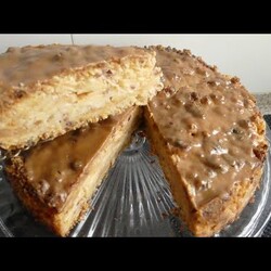 Два в одном! Насыпнои и заливной яблочный пирог-торт одновременно! Без замеса теста! Очень лениво!