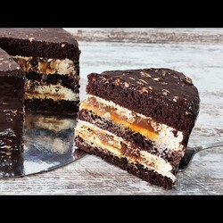 быстрый торт СНИКЕРС, который тает во рту! Просто и очень вкусно! Snickers cake recipe
