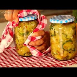 Кабачки В БАНКЕ НА ЗИМУ С ЧЕСНОКОМ