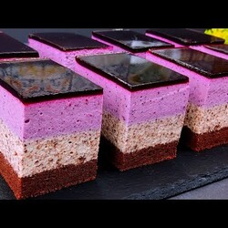 Ich habe noch nie so einen leckeren Kuchen gegessen. Kuchen, der auf der Zunge zergeht.