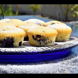 Mafini sa borovnicama i čokoladom Blueberries Chocolate Muffins