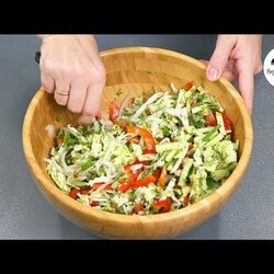 НЕ ДУМАЛА, что меня можно удивить САЛАТОМ из свежих овощей!