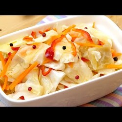 Очень вкусный салат КАПУСТНЫЙ! Хрустящая закусочная капуста в пикантном маринаде!