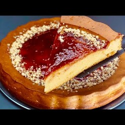 Kuchen mit Kondensmilch und Kefir! Alles gemischt und fertig. Gesund und schnell.