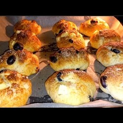 Творожные печенье с яблоком