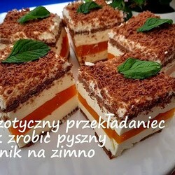 Egzotyczny przekładaniec,sernik na zimno bez pieczenia,jak zrobić sernik na zimno?