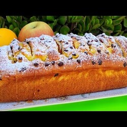 яблочно - лимонный кекс!