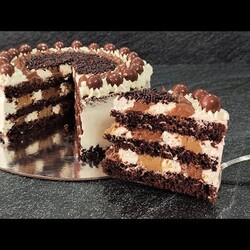 роскошный торт МОККО! Шоколадно-кофейный торт тает во рту! Без желатина! Ручным миксером!