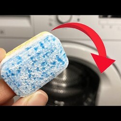 Бросьте таблетки для посудомоечной машины в стиральную машину и СМОТРИТЕ, ЧТО ПРОИЗОЙДЁТ
