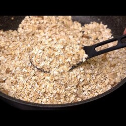 Поджарьте ОВСЯНКУ на сковороде, и Вы будете в Шоке от результата! Объедение за пару минут!