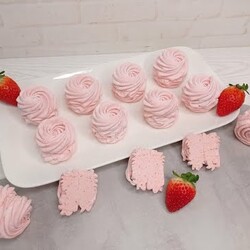 Зефир 100% ПОЛУЧАЕТСЯ! клубничный зефир! ЗАВАРНОЙ ЗЕФИР! Без ТЕРМОМЕТРА! Очень ВКУСНЫЙ! Подробно!