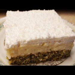 Kokos kolač | Jednostavni kolač sa kokosom i makom