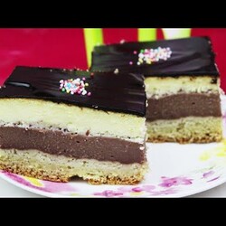 PUK PUK - PYSZNE CIASTO Z MASĄ SEROWĄ ORAZ BUDYNIEM - PRZEPIS KROK PO KROKU - BOMBOWA KUCHNIA