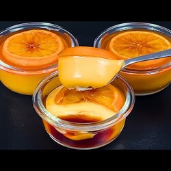 Nur Milch und Orange! Das beste Weihnachts Dessert in 5 Minuten! ohne Backen! Delikatesse
