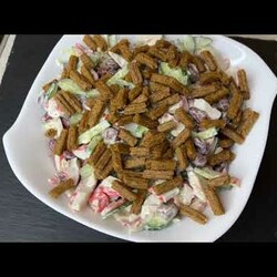 Новый Вкуснющий салат из 3 ингредиентов на скорую руку!!!