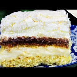 ALPEJSKI SERNIK  - PRZEPIS NA WYŚMIETANITE CIASTO - KROK PO KROKU​