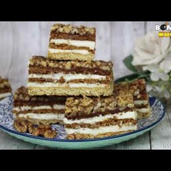 TURECKI ORZESZEK - PYSZNE CIASTO Z MASĄ ORZECHOWĄ - LUBISZ ORZECHY? KONIECZNIE ZOBACZ TEN PRZEPIS