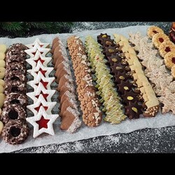 10 Видов РОЖДЕСТВЕНСКОГО ПЕЧЕНЬЯ из 1 ТЕСТА! АБСОЛЮТНО РАЗНЫХ по ВКУСУ! Очень вкусно!