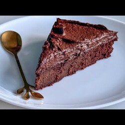 Шоколадно-тыквенный торт без муки