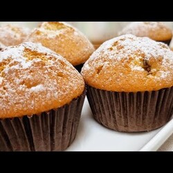 Домашние кексы, замесила из того что было.