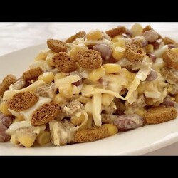 САЛАТ просто БОМБА! Салат за 5 минут. Гости были в восторге!