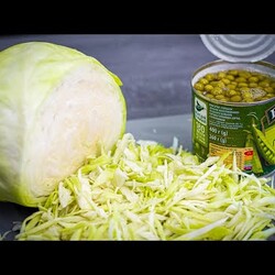 Салат КАК В СТОЛОВОЙ. Всё дело в заправке! НЕ НАДОЕДАЕТ!