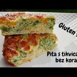 NAPRAVITE  PREDIVNU PITU SA TIKVICAMA BEZ KORA I GLUTENA ( GLUTEN FREE, CHEESY ZUCCHINI QUICHE)