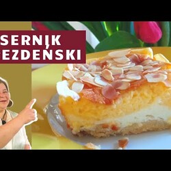 Sernik drezdeński - klasyczny sernik, 3 warstwy smaku