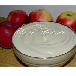 Яблочный заварной крем для тортов или десерт