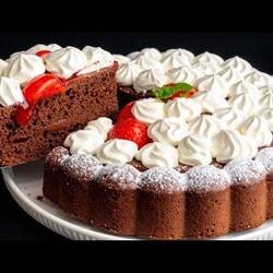 Schokoladen Erdbeerkuchen schmilzt in 10 Minuten auf der Zunge! Der Geschmack der Kindheit!