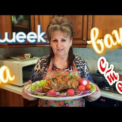 Ошеек из свинины запечённый в духовке! Без заморочек!  MEAT (neck) without problems!