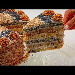Старинный торт"Объедение"- из 80-х!Лёгкий рецепт и восхитительный вкус, проверенный временем.