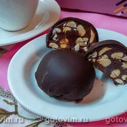 Шоколадные конфеты из сухого молока. Рецепт с фото