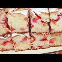 Делаю ТЕСТО за 5 МИНУТ, без миксера, готовлю с разными фруктами. ПИРОГ на скорую руку