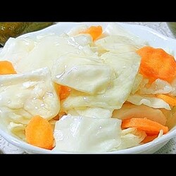Хрустящая КАПУСТА маринованная кусочками.